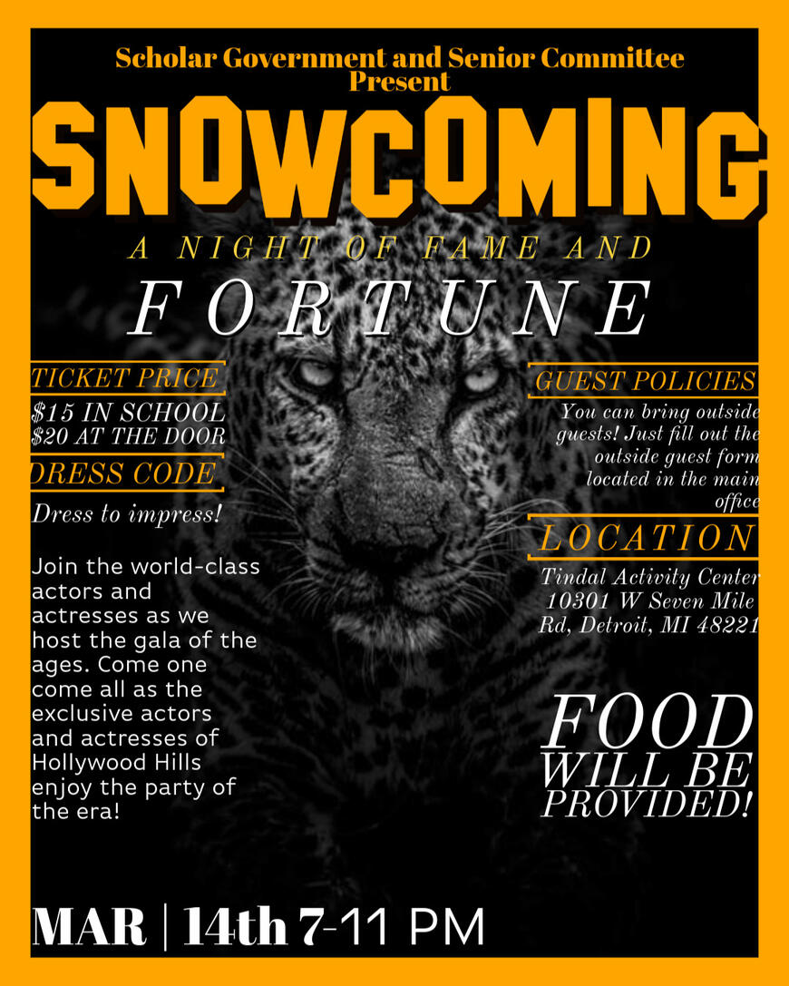 JRLA Snowcoming Flyer