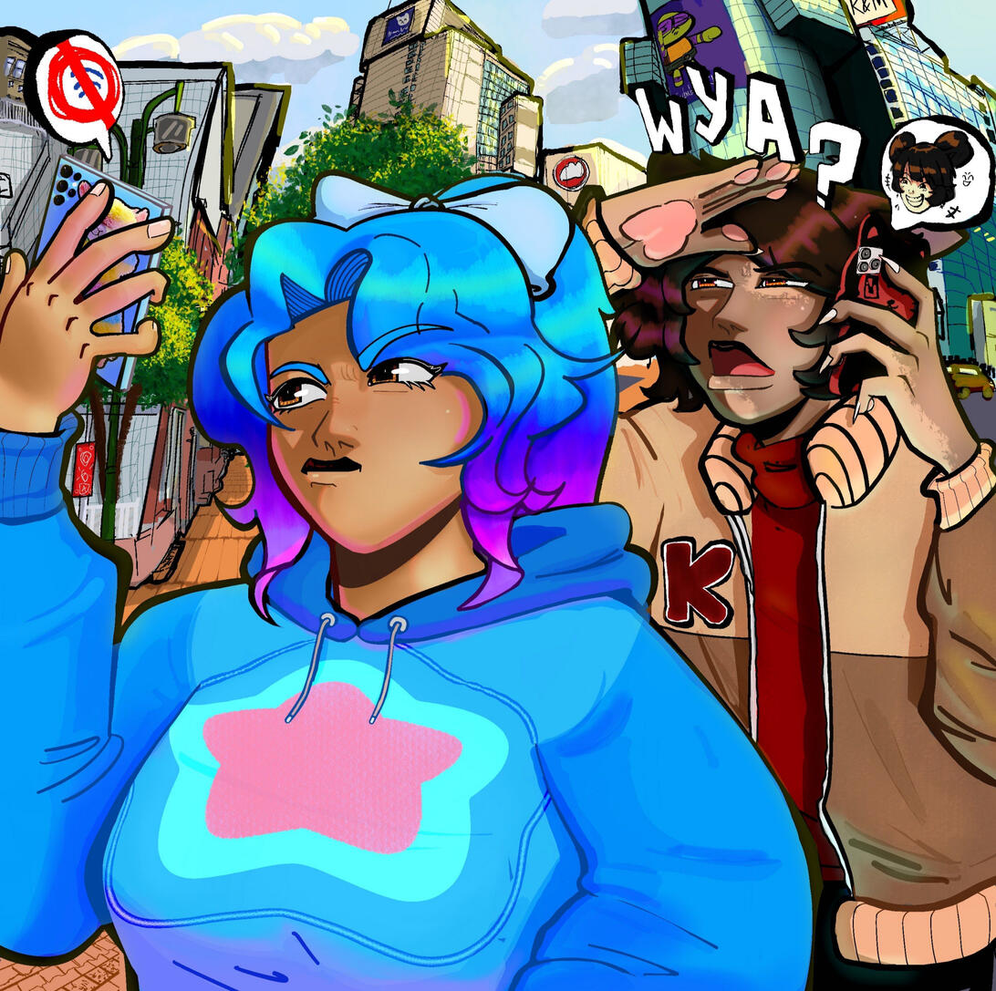 StinkiesDraws Original Character - Kai n&#39; Bailey